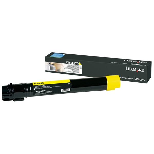 Lexmark X950X2YG toner żółty, oryginalny X950X2YG 037180 - 1