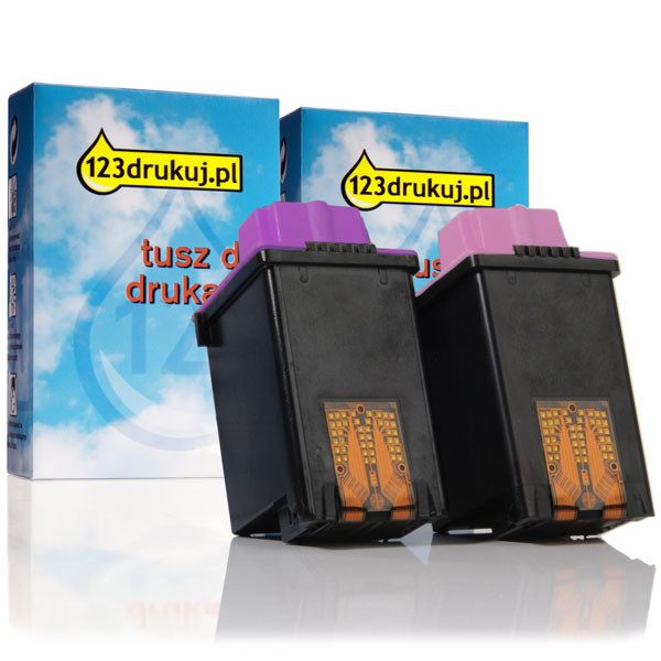 Lexmark Zestaw promocyjny: 12A1975 (Nr 75) czarny + 12A1985 (Nr 85) kolorowy 12A1975EC 12A1985EC 040039 - 1