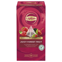 Herbata LIPTON Exclusive Selection, piramidki, owoce leśne, 25 torebek 700092
