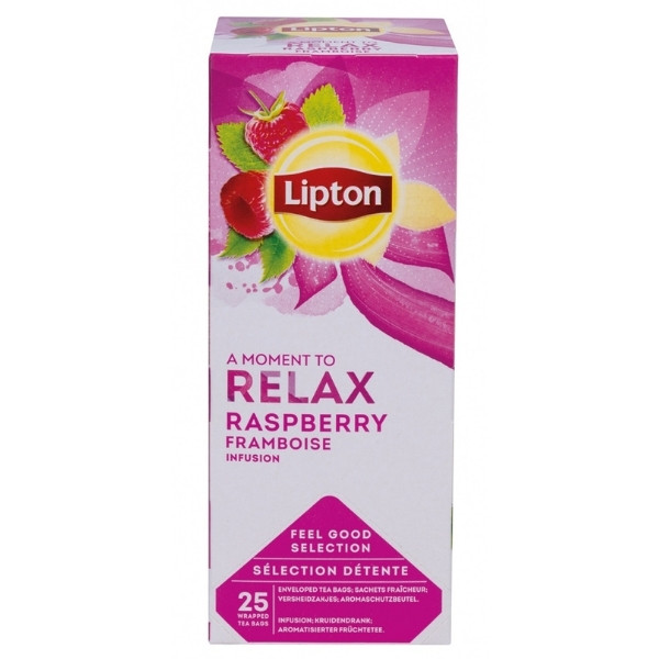 Herbata LIPTON Feel Good Selection, Relax, malina, 25 torebek 700071 - 1