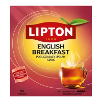 Herbata LIPTON czarna, English Breakfast, 92 torebki 700064