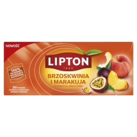 Herbata LIPTON owocowa, brzoskwinia i marakuja, 20 torebek 700090