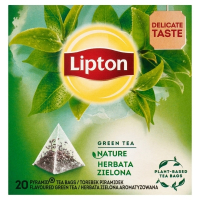Herbata LIPTON, piramidki, zielona, 20 torebek 700082