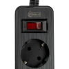 Listwa zasilająca z 5 gniazdami i 3 USB czarna (2 metry), 123drukuj 390029 - 2