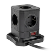 Listwa zasilająca z 5 gniazdami i 3 USB czarna (2 metry), 123drukuj 390028 - 2