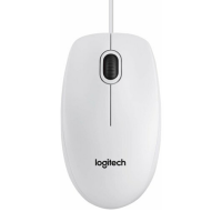 Logitech Myszka do komputera Logitech B100, biała 910-003360 828099