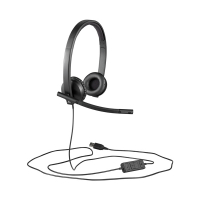Logitech Słuchawki stereo przewodowe Logitech H570e USB 981-000575 828072