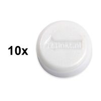 Magnesy 15 mm białe (10 szt.), 123drukuj 301257