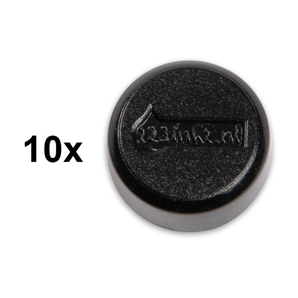 Magnesy 15 mm czarne (10 szt.), 123drukuj 301252 - 1