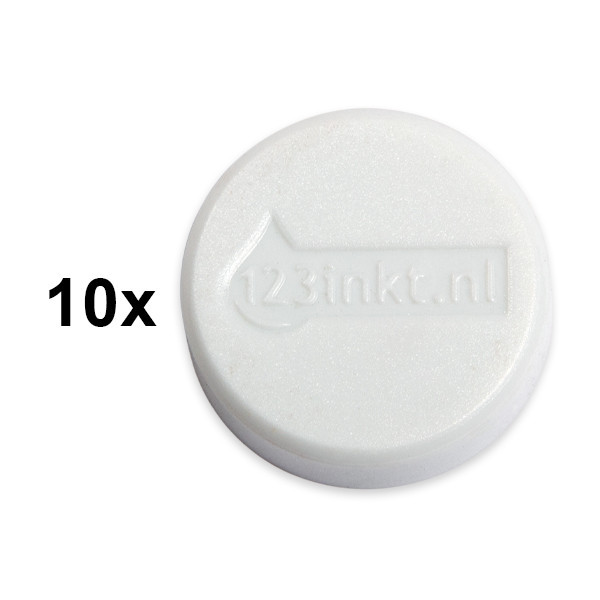 Magnesy białe 30 mm, 123drukuj (10 sztuk) 301271 - 1