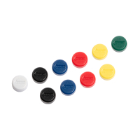 Magnesy kolorowe f15 mm, 123drukuj (10 sztuk) 6161599C 301258