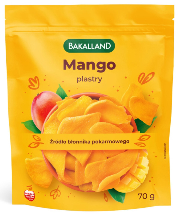 Mango suszone Bakalland, w plastrach, 70 g 700378 - 1