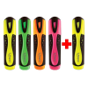 Maped Fluo zakreślacze 4 kolory + 1 GRATIS  150541