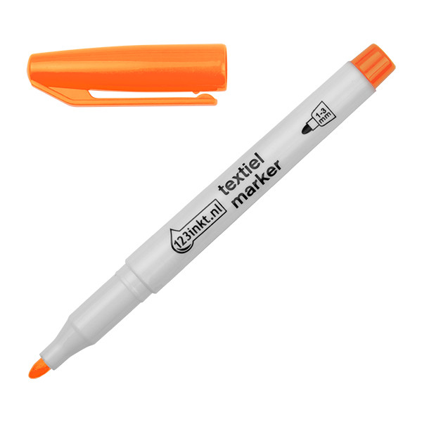 Marker do ubrań pomarańczowy (okrągły 1-3 mm), 123drukuj 300844 - 1