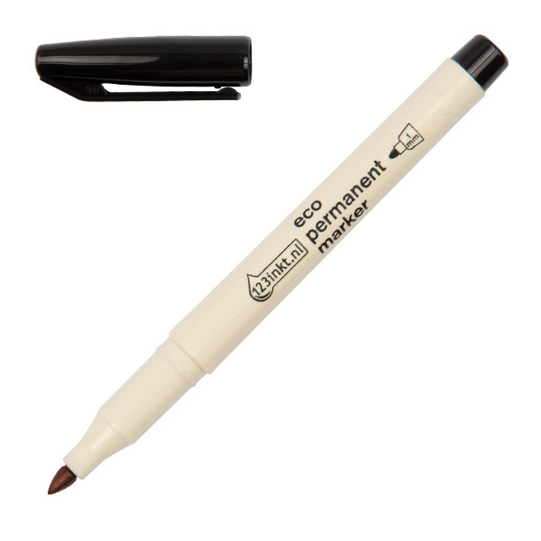Marker permanentny EKO czarny (okrągły 1 mm), 123drukuj 390602 - 1