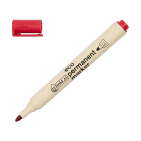 Marker permanentny EKO czerwony (okrągły 1-3 mm), 123drukuj 4-21002C 390595