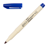 Marker permanentny EKO niebieski (okrągły 1 mm), 123drukuj 390606