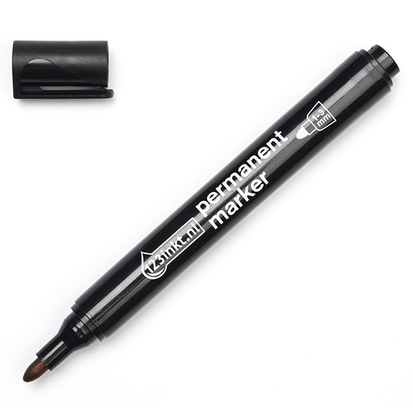 Marker permanentny czarny (okrągły 2,5 mm), 123drukuj 4-21001C 4-3000001C 820915C EK-70BLACKC PEN50BKC 300164 - 1