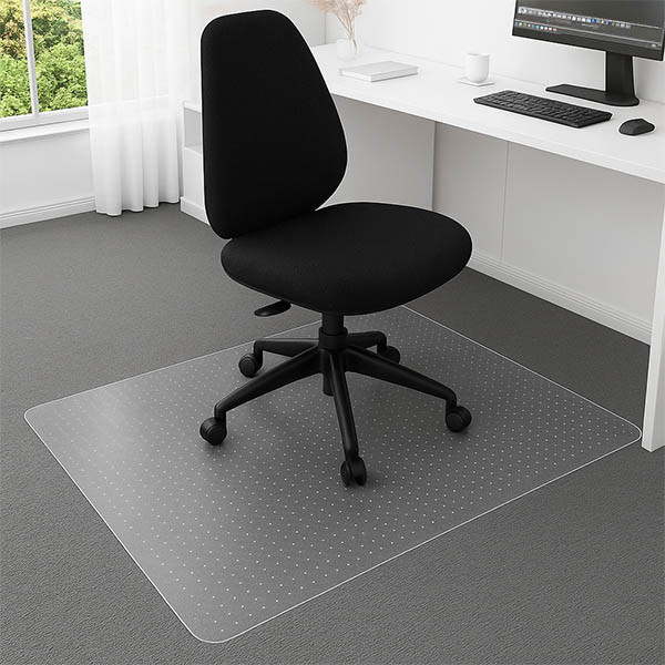 Mata pod krzesło biurowe do miękkich podłóg, przezroczysta 123drukuj (150 x 120 cm) 302418 - 1