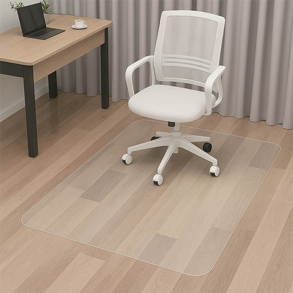 Mata pod krzesło biurowe do twardych podłóg, przezroczysta 123drukuj (120 x 90 cm) 302414 - 2