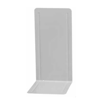 Metalowe podpórki do segregatorów Maul szare 24 x 14 x 12 cm (2 sztuki) 402288