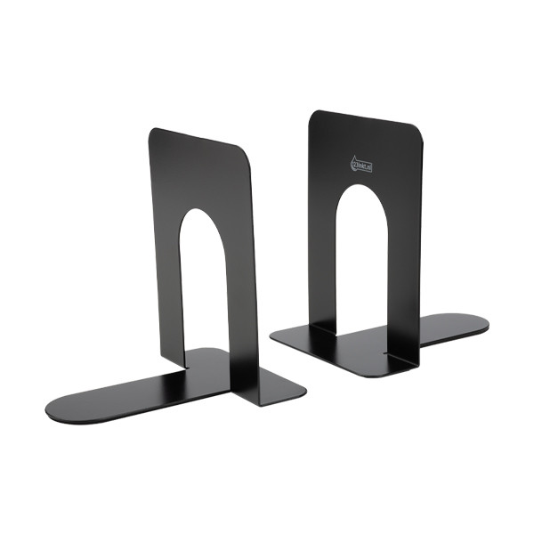 Metalowe podpórki do książek czarne (2 sztuki), 123drukuj 301315 - 2