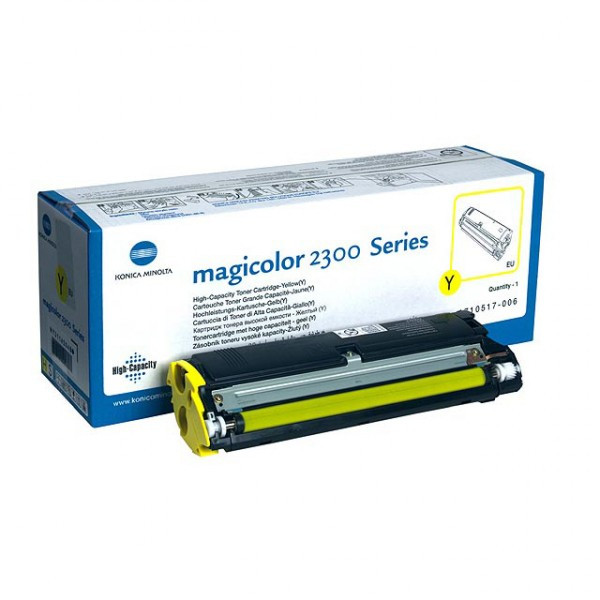 Minolta Konica Minolta 1710517-006 toner żółty, zwiększona pojemność, oryginalny 1710517-006 4576311 032525 - 1