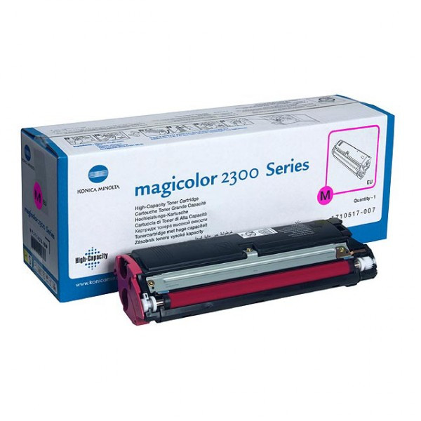 Minolta Konica Minolta 1710517-007 toner czerwony, zwiększona pojemność, oryginalny 1710517-007 4576411 032530 - 1