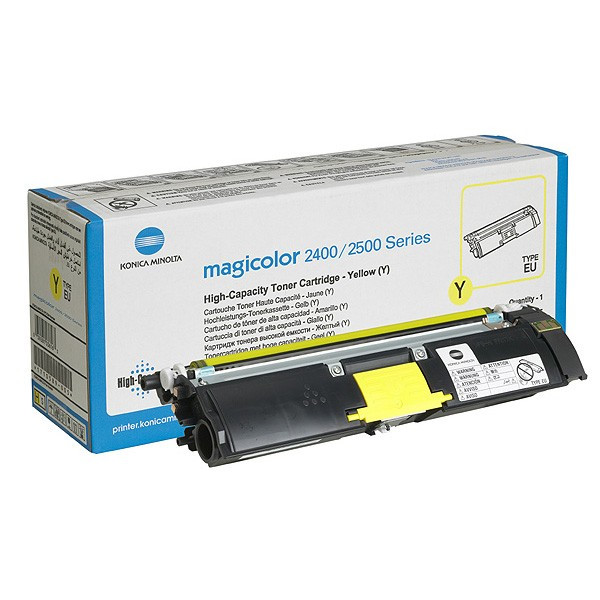 Minolta Konica Minolta 1710589-001 toner żółty, oryginalny 1710589-001 A00W131 032810 - 1