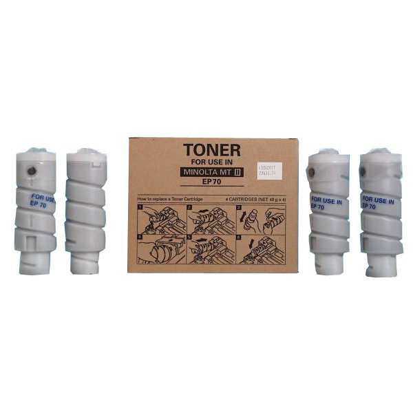 Konica Minolta 8931-621 toner czarny EP 70 4 sztuki (oryginalny) 072086 - 1
