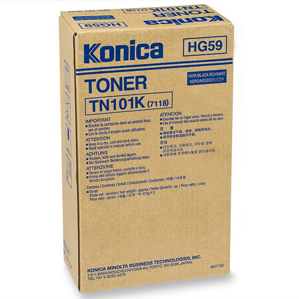 Minolta Konica Minolta TN-101K (8937-732) toner czarny 2 sztuki, oryginalny 8937732 072001 - 1