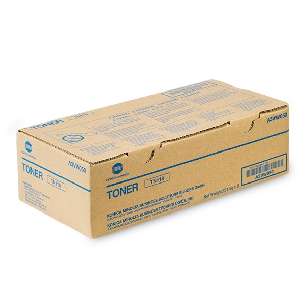 Minolta Konica Minolta TN-118 (A3VW050) 2x toner czarny, oryginalny A3VW050 072706 - 1