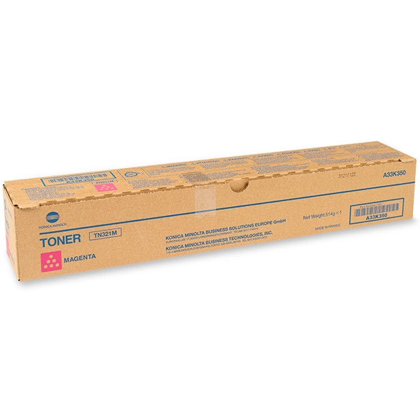 Minolta Konica Minolta TN-321M (A33K350) toner czerwony, oryginalny A33K350 072604 - 1