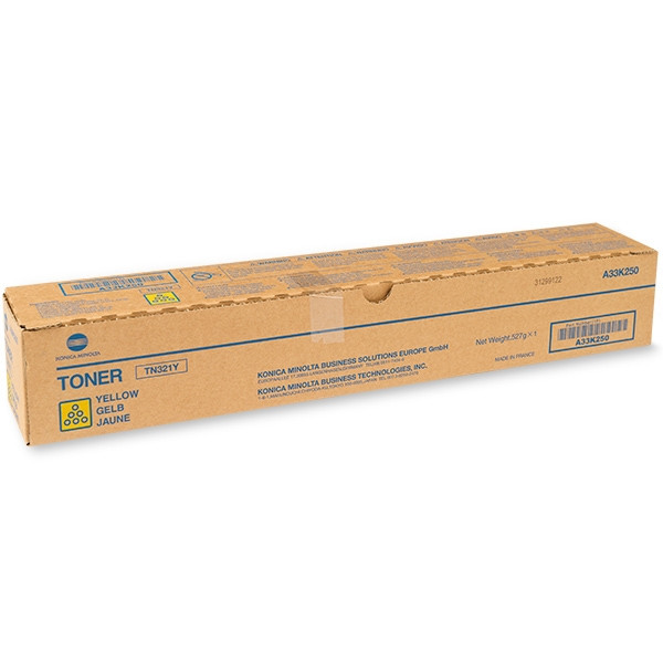 Minolta Konica Minolta TN-321Y (A33K250) toner żółty, oryginalny A33K250 072606 - 1