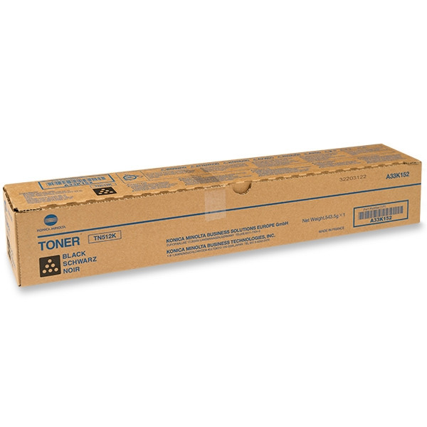 Minolta Konica Minolta TN-512K (A33K152) toner czarny, oryginalny A33K152 072674 - 1