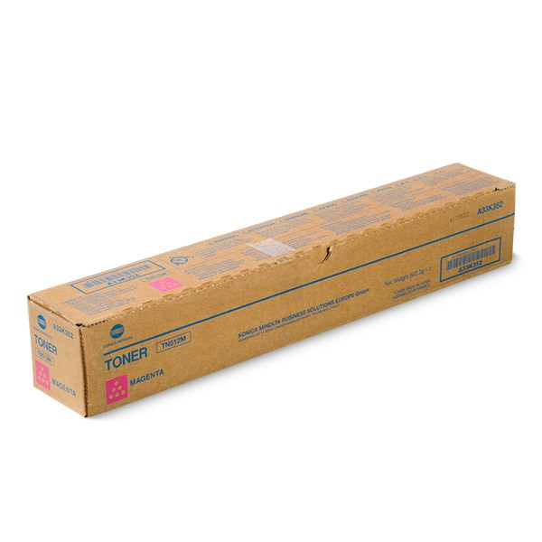 Minolta Konica Minolta TN-512M (A33K352) toner czerwony, oryginalny A33K352 072678 - 1