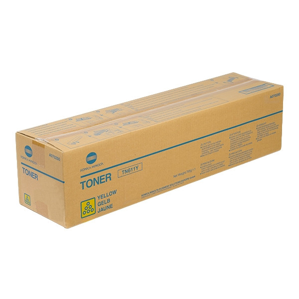 Minolta Konica Minolta TN-611Y toner żółty, oryginalny A070250 072268 - 1