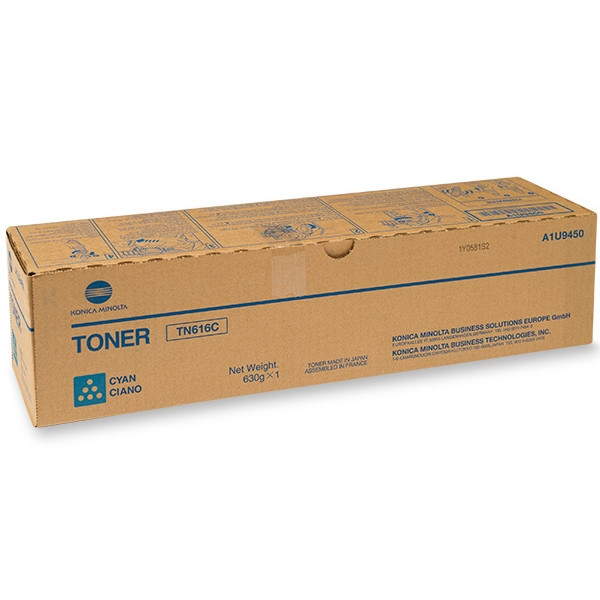 Konica Minolta TN-616C (A1U9450) toner niebieski, oryginalny 072518 - 1