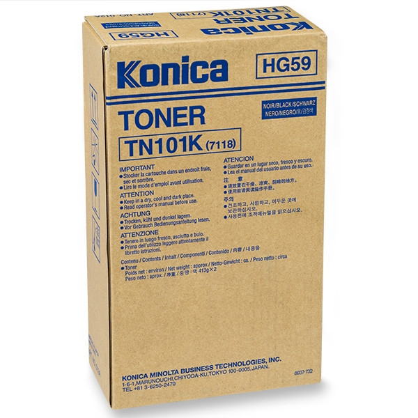 Minolta Konica Minolta TN101K (8937-732) toner czarny 2 sztuki, oryginalny 8937732 072001 - 1