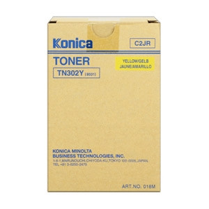 Minolta Konica TN-302Y (018M) toner żółty, oryginalny 018M 072546 - 1