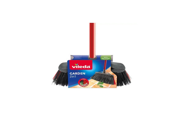Miotła Garden Vileda 2w1 | z kijem zewnętrzna | 128763 545860 - 1