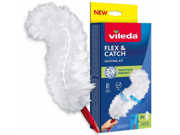 Miotełka do kurzu z krótką rączką Vileda | +2 wkłady | 179432 545843 - 1