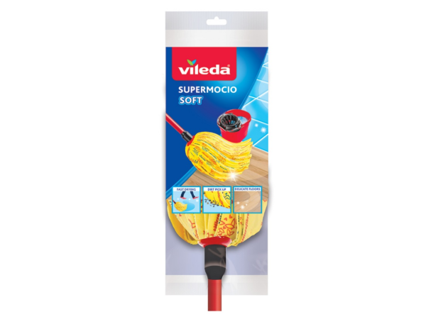 Mop Supermocio soft Vileda | Mop + Kij | 142593 545849 - 1