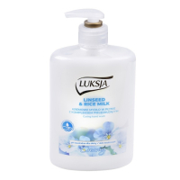 Mydło do rąk w płynie Luksja Creamy, len i mleczko ryżowe (500ml) 700172