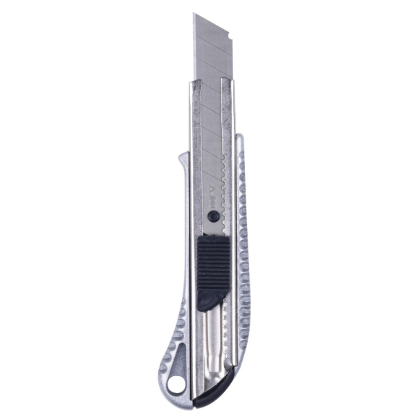 Nóż do tapet 18 mm, aluminiowa rękojeść, z blokadą 15723931-99 399517 - 2