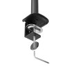 Ramię do monitora Neomounts Nero Quick Fix na 1 monitor, czarne (z zaciskiem i przelotką) 204015 - 4