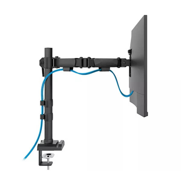 Ramię do monitora Neomounts Nero Quick Fix na 1 monitor, czarne (z zaciskiem i przelotką) 204015 - 6
