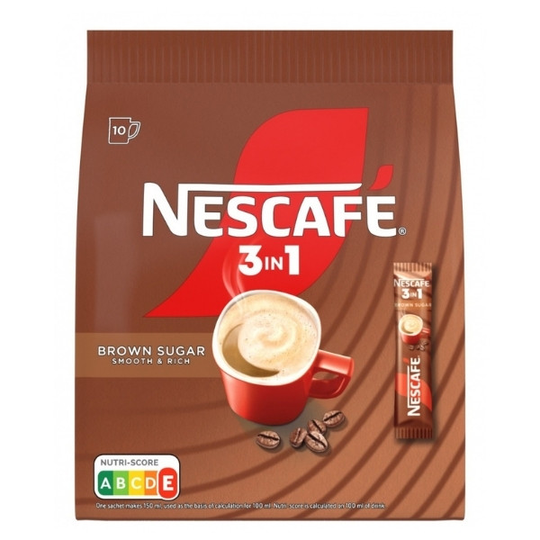 Kawa Nescafé 3in1, brown sugar, torba, 165g 700057 - 1