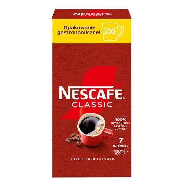 Kawa Nescafé Classic, rozpuszczalna, 600g 700059 - 1