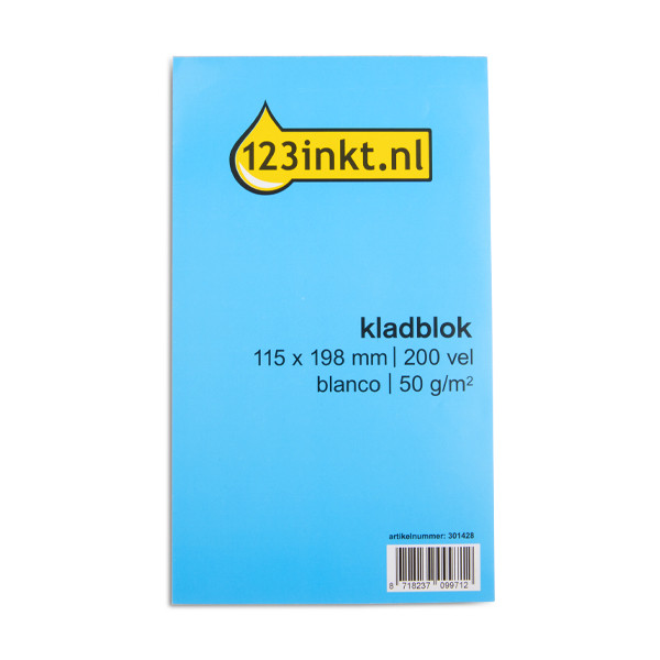 Notatnik 115 x 198 mm 200 czystych kartek, 123drukuj 301428 - 1